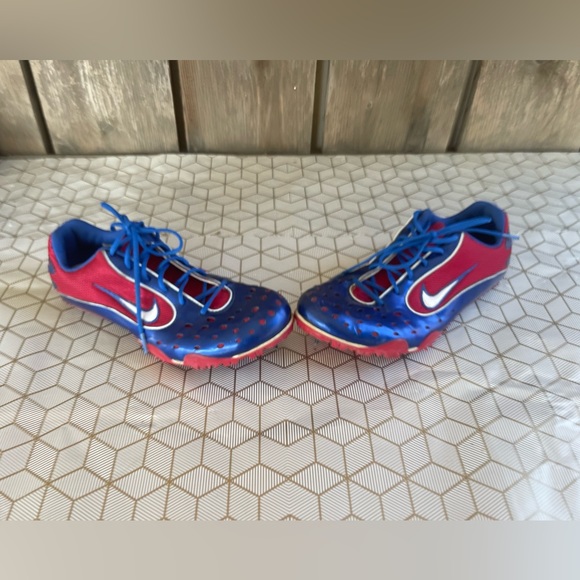 Vintage Nike Bowerman Zoom 2 VL Track Shoes Red White Blue Size 7. - Picture 3 of 11